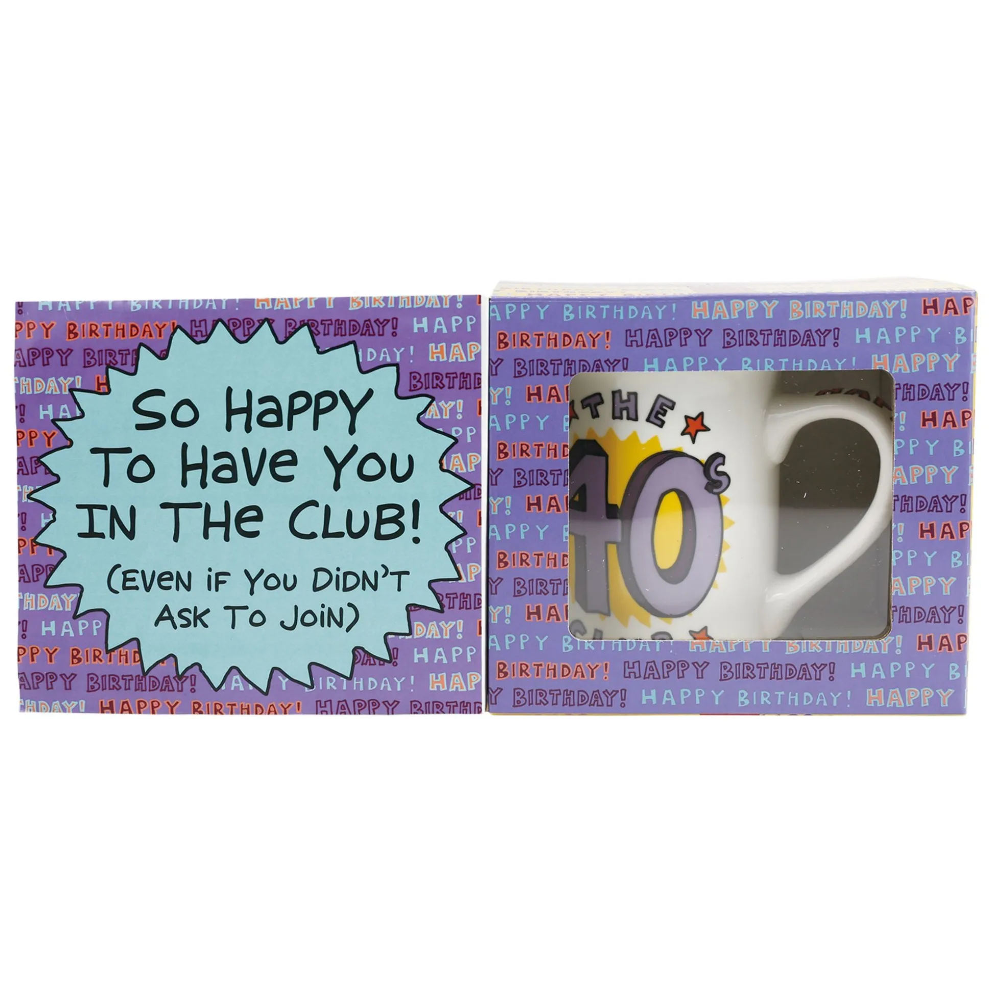 Cheap Enesco Gift 40th Birthday Club Mug Gift