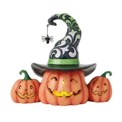 Hot Enesco Gift Three Jack-O-Lanterns LED Fig