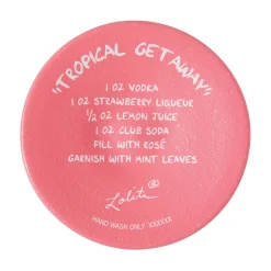 Clearance Enesco Gift Tropcial Getaway Wine Glass