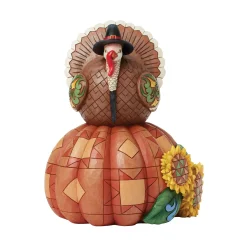 Sale Enesco Gift Turkey Pumpkin Sunflower Fig