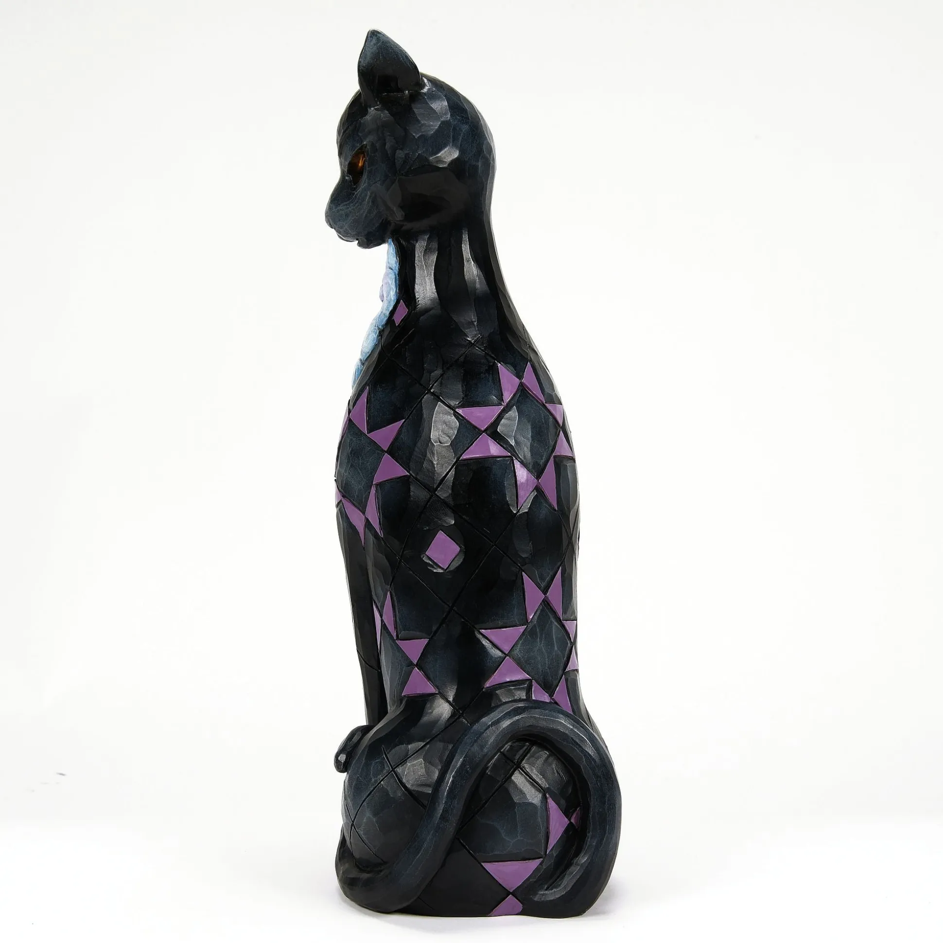 Fashion Enesco Gift Vintage Cat with LED Glow Eyes