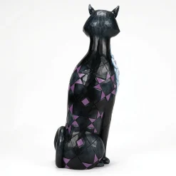 Fashion Enesco Gift Vintage Cat with LED Glow Eyes