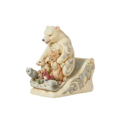 Clearance Enesco Gift Wdlnd Animals on Toboggan Fig