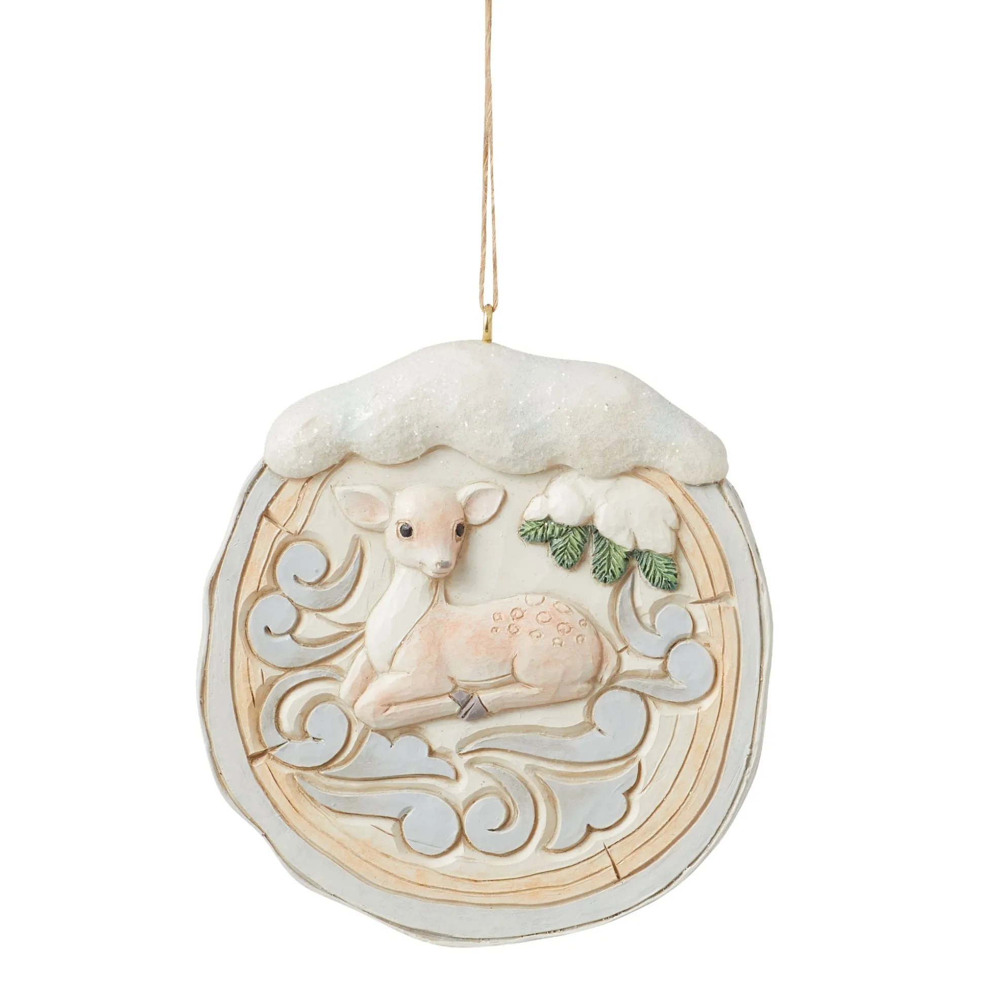 Shop Enesco Gift Wdlnd Birch Bark Fawn Scene Or