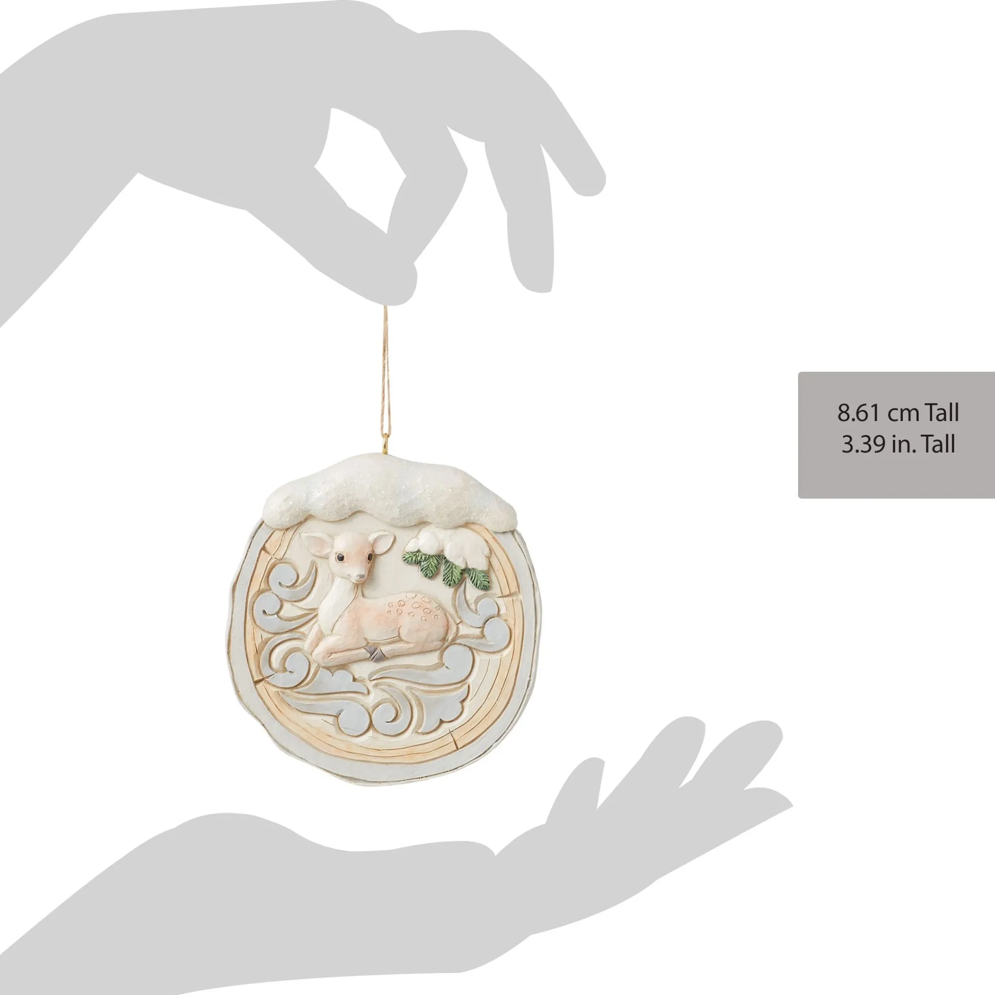 Shop Enesco Gift Wdlnd Birch Bark Fawn Scene Or