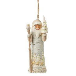 Fashion Enesco Gift Wdlnd Birch Bark Santa Orn