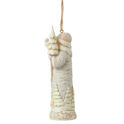 Fashion Enesco Gift Wdlnd Birch Bark Santa Orn