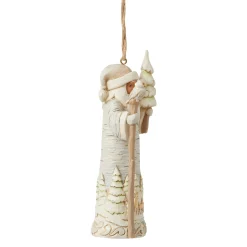 Fashion Enesco Gift Wdlnd Birch Bark Santa Orn