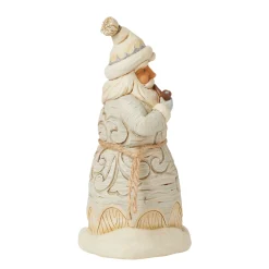 Store Enesco Gift Wdlnd Carved Santa Pipe Fig