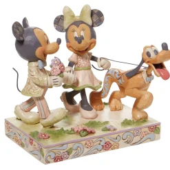 Sale Enesco Gift White Woodland Mickey&Minnie