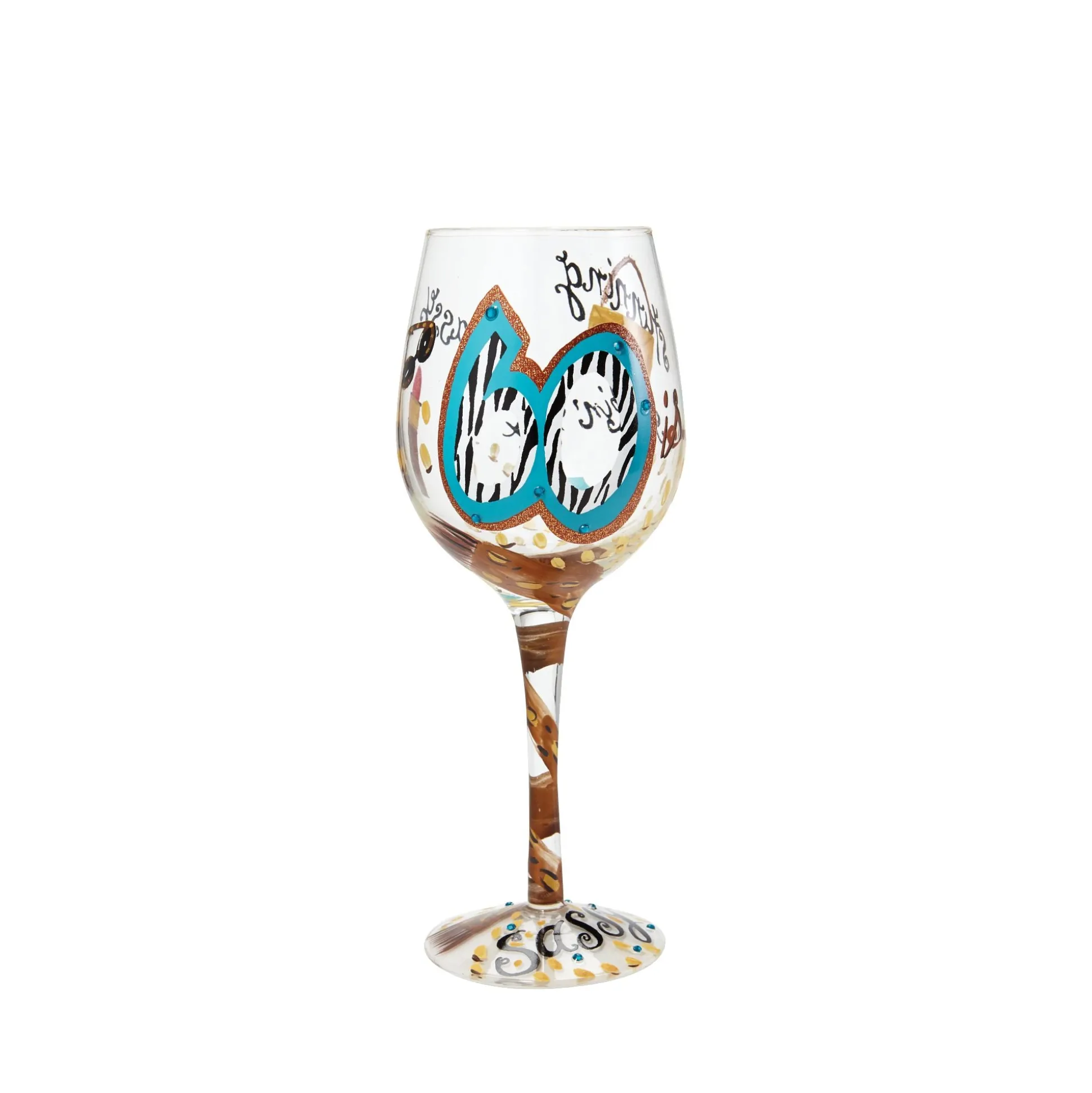 Shop Enesco Gift WINE GLASS 60 AND SASSY
