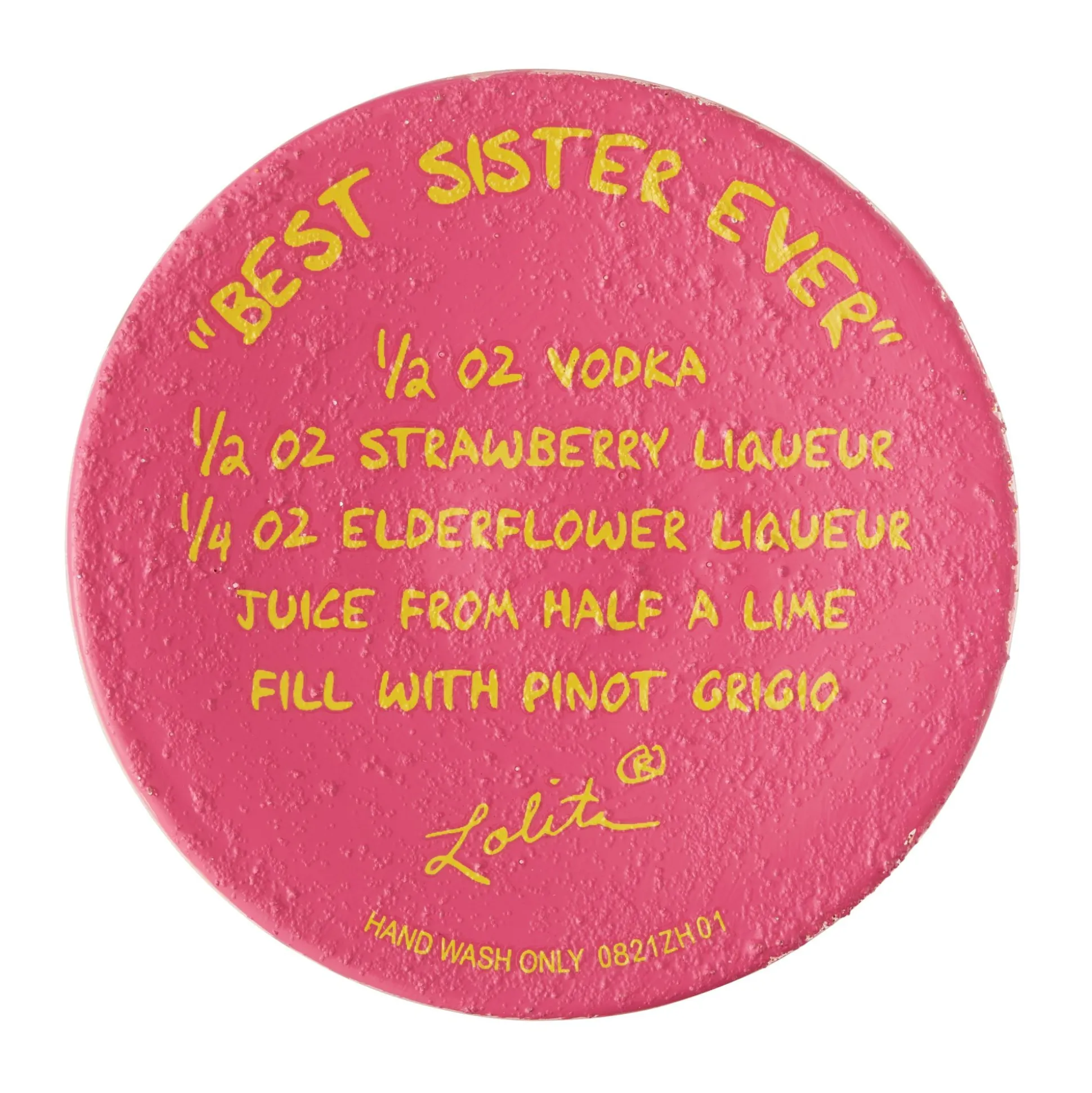 Clearance Enesco Gift Wine Glass Best Sister Ever