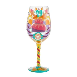 Flash Sale Enesco Gift Wine Glass Happy 21st Birthday