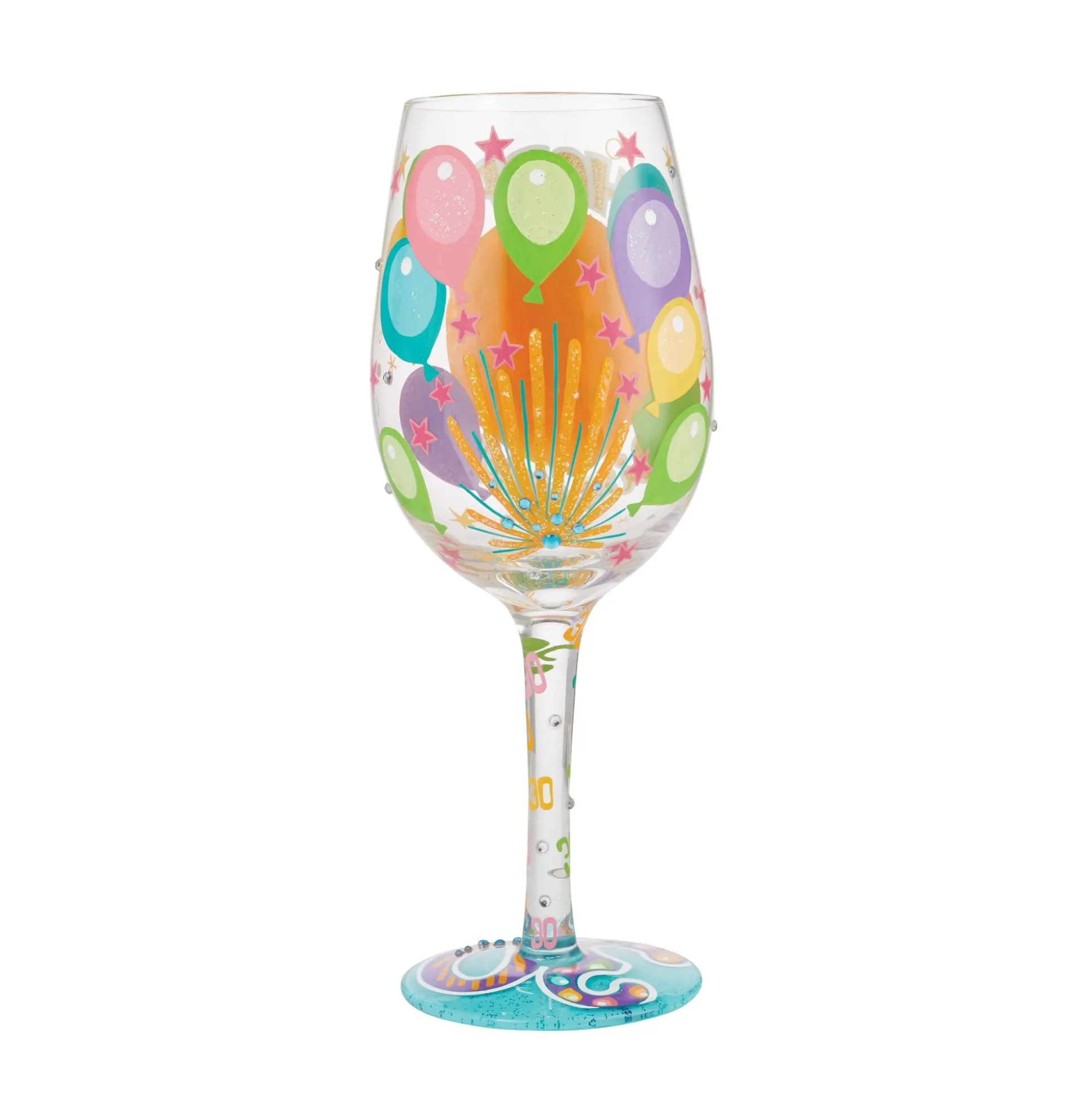 Flash Sale Enesco Gift Wine Glass Happy 30th Birthday