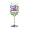 Discount Enesco Gift Wine Glass Happy 50th Birthday