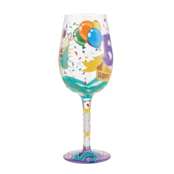 Discount Enesco Gift Wine Glass Happy 50th Birthday