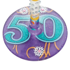 Discount Enesco Gift Wine Glass Happy 50th Birthday