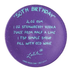 Discount Enesco Gift Wine Glass Happy 50th Birthday