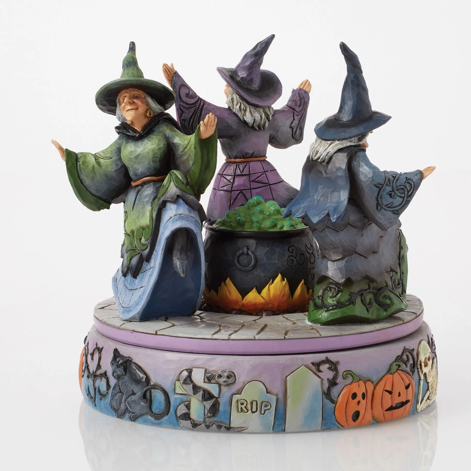 Flash Sale Enesco Gift Witches Rotating Cauldron Fig