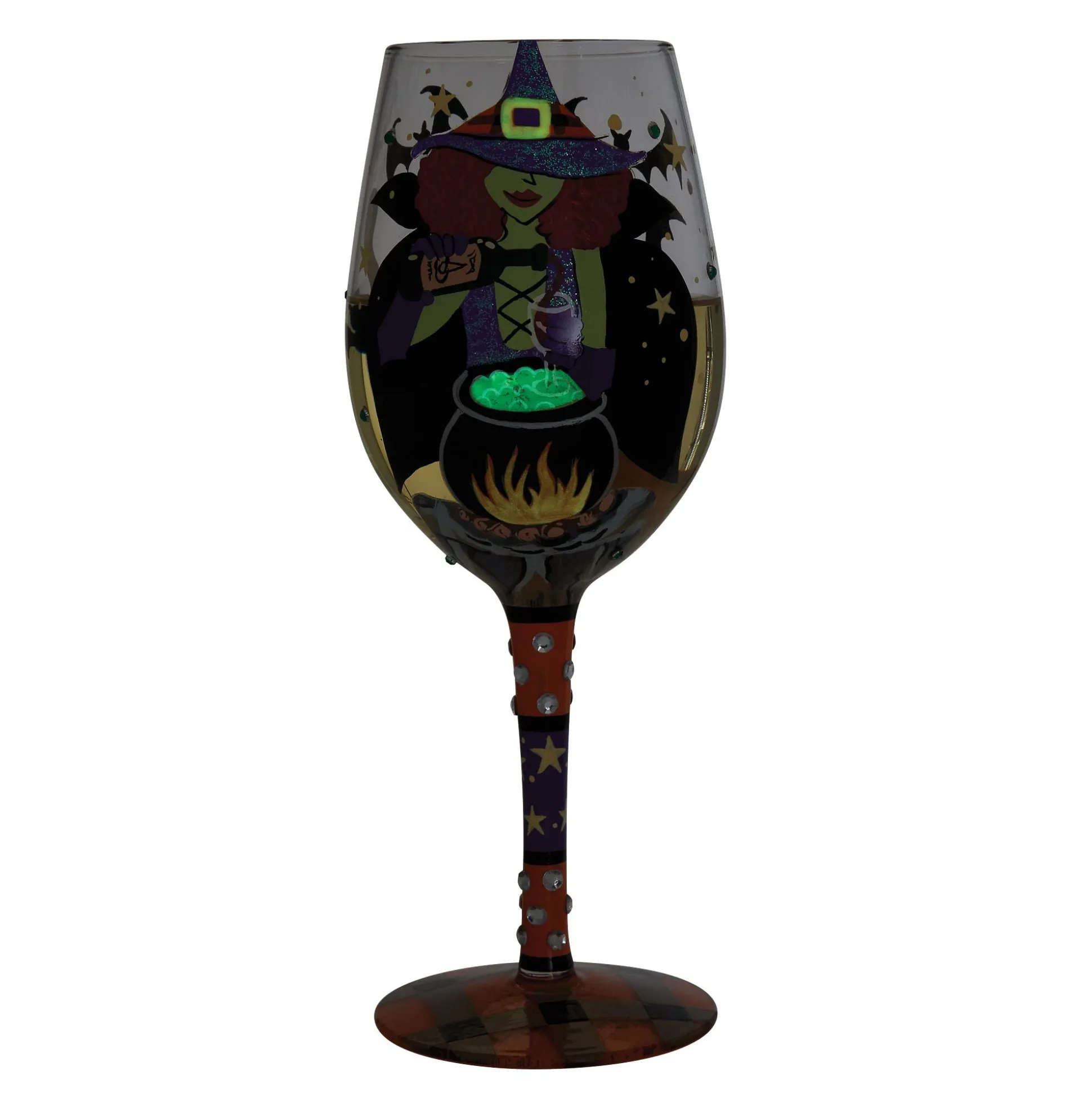 Best Enesco Gift Working Witch Wine Glass