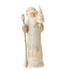 New Enesco Gift WWoodland Birch Bark Santa Fig
