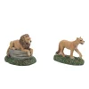 Cheap Department 56 Zoological Gardens Lions st2